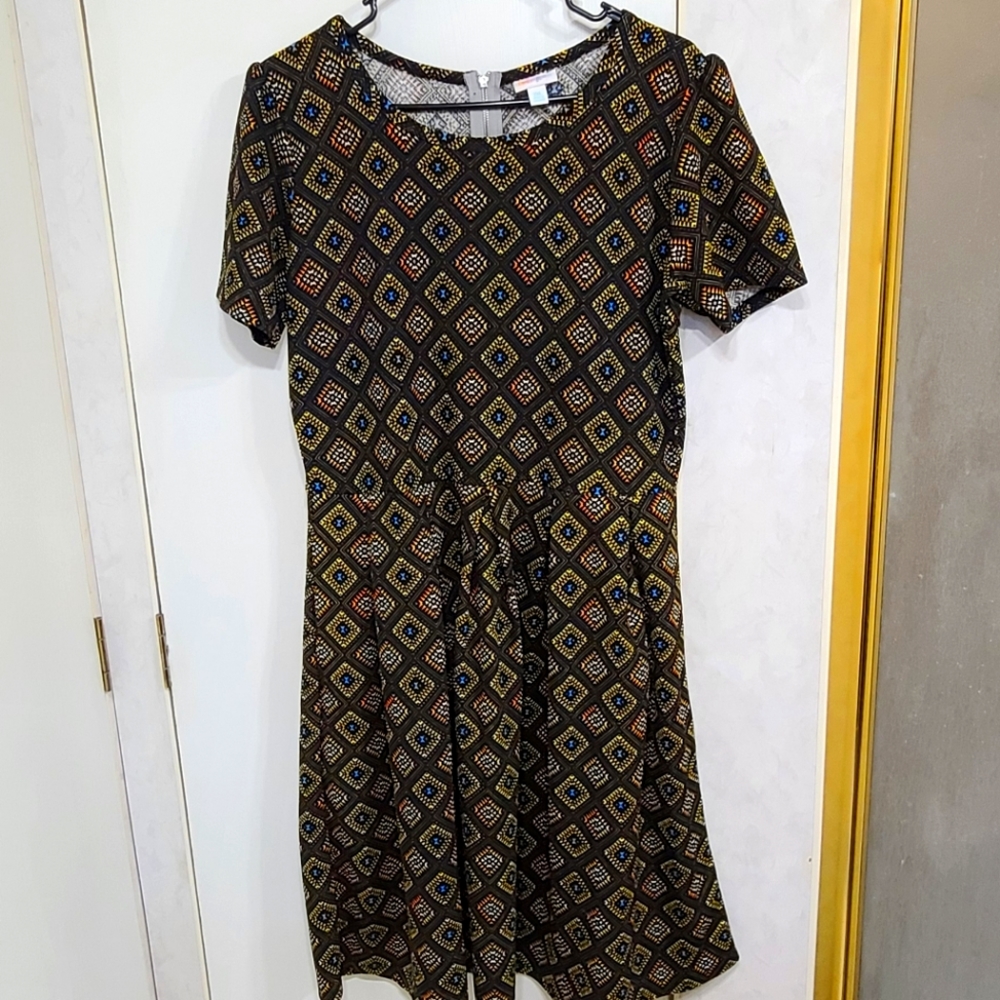 2XL LuLaRoe Zip-up dress